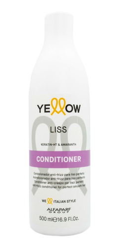 Alfaparf Yellow Liss Acondicionador Anti Frizz Cabello 500ml