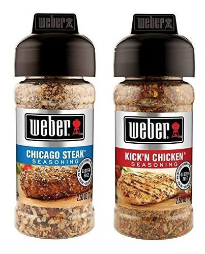 Weber Condimento Variedad 2 Flavor Paquete 2,5 Onza (chicago