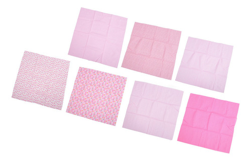 T Tela Estampada Para Manualidades, 7 Piezas, Algodón,