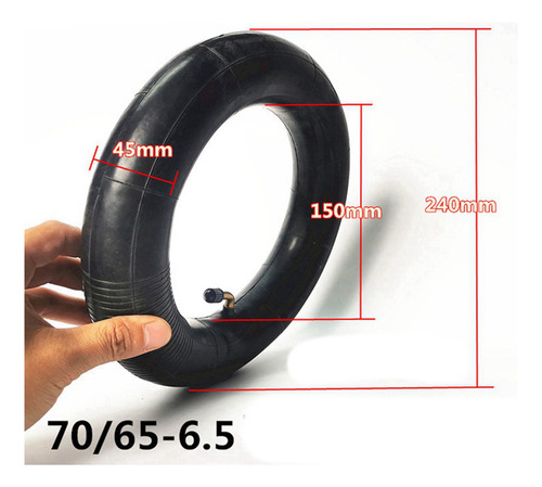 Pneu De Tubo Interno 2x 70/65-6.5 Para Electric Pro Scooter