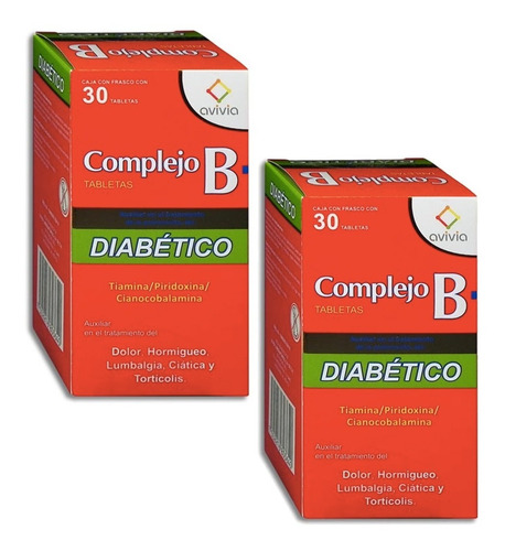 Complejo B Diabético Pack 60 Tabletas