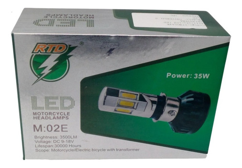 Luz 6 Led Delantera Universal C/adaptador Corta/larga - 0448