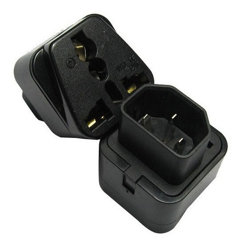 Adaptador Pdu Ups Iec 320 C14 Macho A C13 Hembra 10a