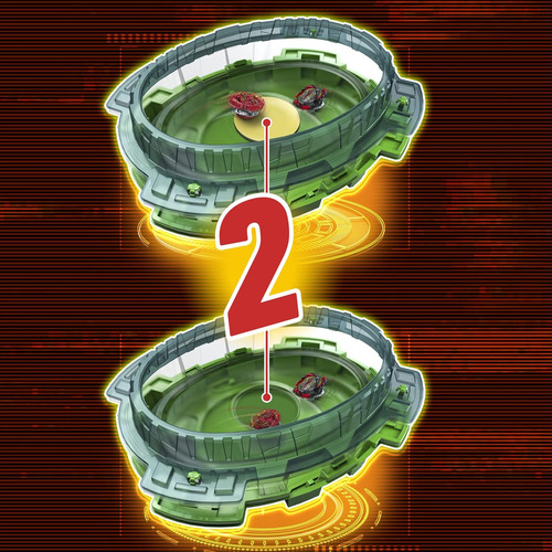 Conjunto Beyblade Burst Quaddrive Interstellar Drop Battle,
