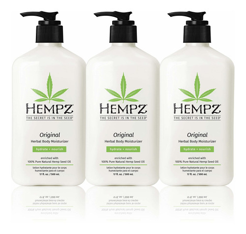 Hempz Hidratante Corporal De Aceite De Semilla De Cáñamo Nat