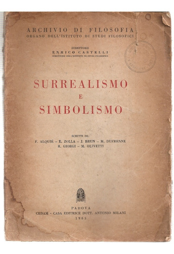 Surrealismo E Simbolismo Dott Padova 1965