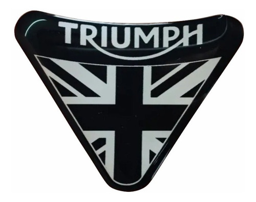Emblema Adesivo Resinado Escudo Triumph Daytona 4x5 Rs04