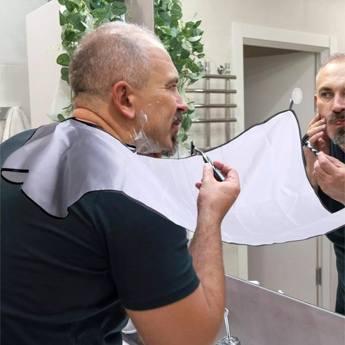 Capa O Delantal Para Afeitado De Barba Corte
