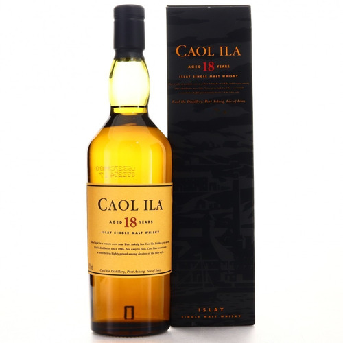 Whisky Single Malt Caol Ila 18 Años Islay Origen Escocia.