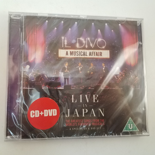 Il Divo - Live In Japan - Cd + Dvd Cerrado