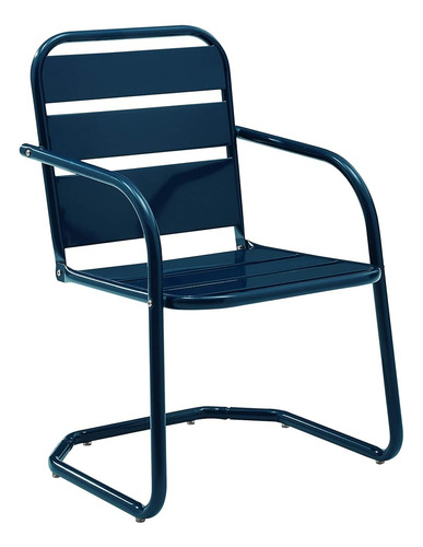 Crosley Furniture Co1030-nv Brighton Retro Metal Chair, Navy