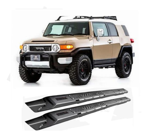 Rock Slider O Estribos Viper Para Toyota Fj Cruiser