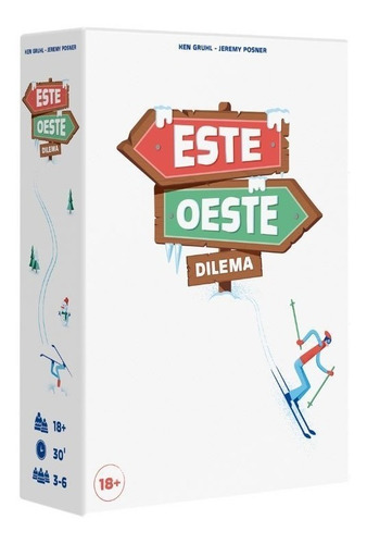 Juego De Mesa Para Fiestas Este Oeste Dilema Español +18 