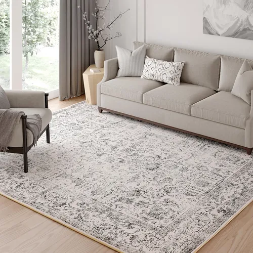 Purecozy Alfombra Gris De 3 X 5 Pulgadas, Alfombra De Entrad