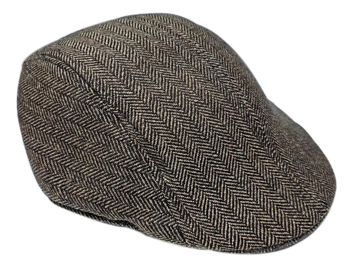 Boina Inglesa Paño Unisex Sol Moda Gorro sombrero Color Café Talla Unica