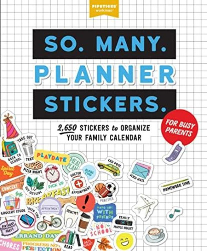 Libro: So. Many. Planner Stickers. For Busy Parents: 2,650