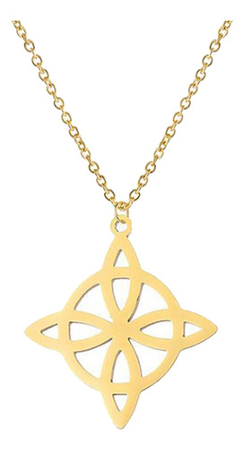 Collares Mujer Acero Minimalista Celtic Knot Serene Witch