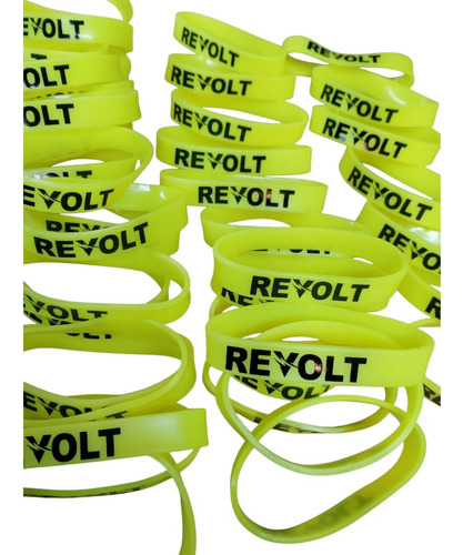 Pulseras De Silicon Personalizada Con Tu Diseño 225 Pz Unono Varios Colores A Elegir