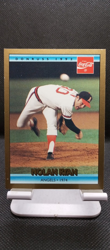 Tarjeta Mbl Nolan Ryan Donruss 1992 Coca Cola Serie # 8 