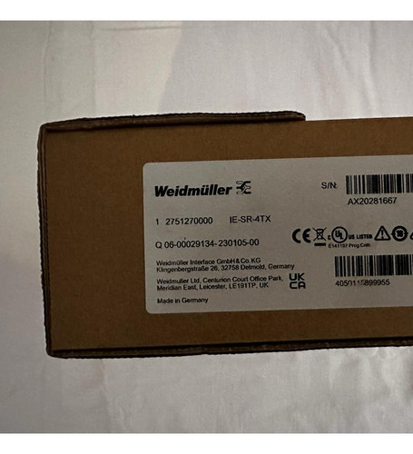 2751270000 Router Weidmuller (Usado)