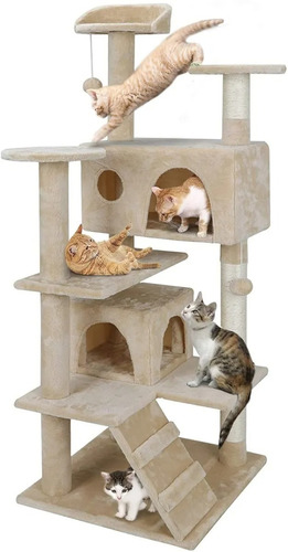 Casa, Mansion Multi-nivel, Para Gatos