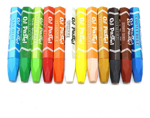 Art Stationery Supplies, Juego De 12 Crayones De Dibujo A Co