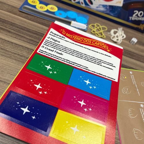 Jogo Super Kit De Magicas Com 20 Truques E Acessórios