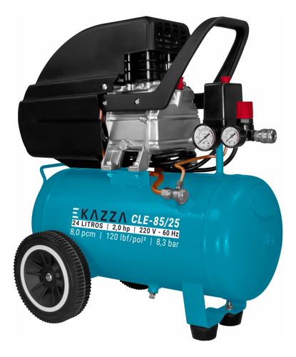Compressor de Ar Ekazza 24 litros CLE-85/25 127V Azul