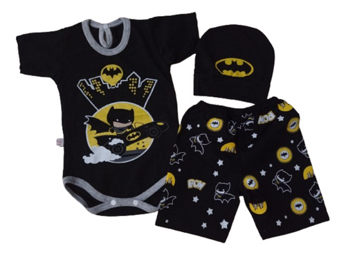 Ajuar Para Bebé Batman Superhéroes Set De Bebés 