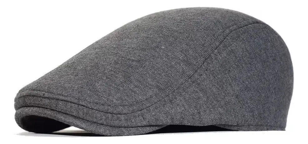 Cap Boina Bulier Modas Inglesa Italiana Cor Cinza-escuro
