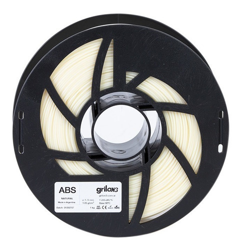 Filamento Abs 1.75mm Grilon3 1kg Impresora 3d - Colores Color Natural