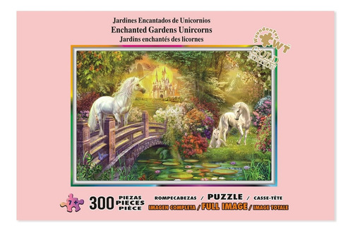 Rompecabezas Wuundentoy Jardines De Los Unicornios 300 Pzas