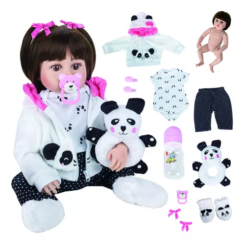 Bebe Reborn Panda  MercadoLivre 📦