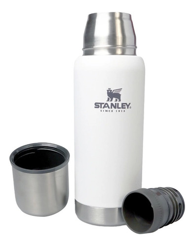 Termo Stanley 739 Ml Blanco - Tapón Cebador Hueco