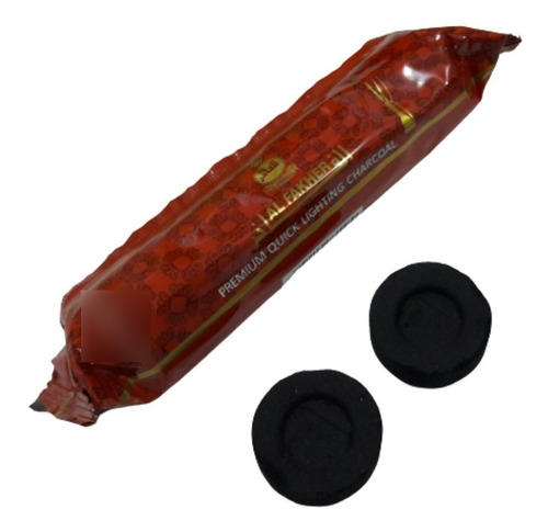 Imagen 1 de 10 de Carbón Narguile Shisha Hookah Leña Premium Encendido Rápido