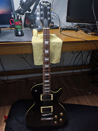 Guitarra Hohner Rockwood Les Paul (leia A Descrição) Destro Preto (Usado)