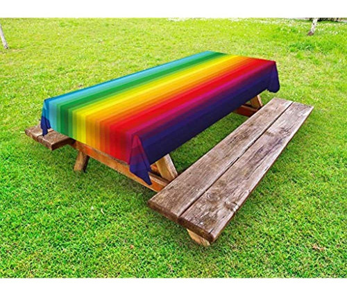 Lunarable Rainbow Mantel Al Aire Libre Arco Iris Inspirado L