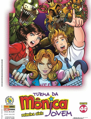 Turma Da Monica Jovem Primeira Serie N.44, de Mauricio de Sousa. Editora Panini Brasil LTDA, capa mole em português, 2021