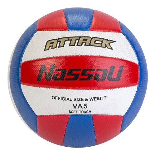 Pelota Voley Nassau Attack Numero 5 Profesional Soft Touch