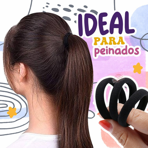 Imagen 7 de 10 de 72 Pcs Liga Para Cabello Donita Accesorio Elastica T202-0400