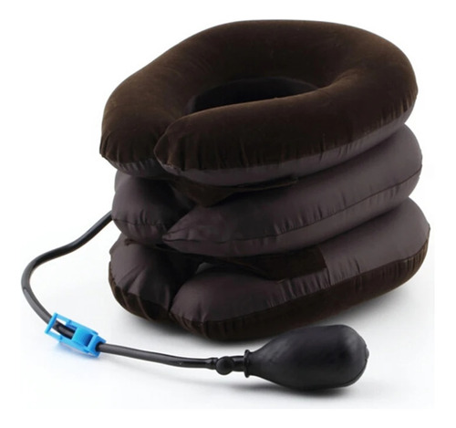 Masajeador De Cuello Inflable De 3/4 Capas De Aire Cervical