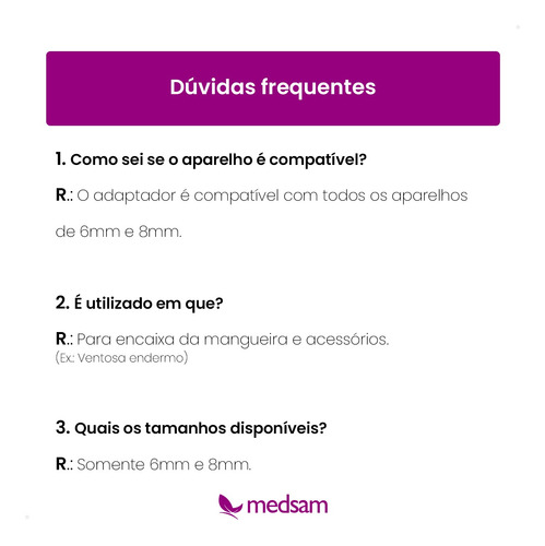 Adaptador De Ventosa Para Aparelho Vacuoterapia Endermo