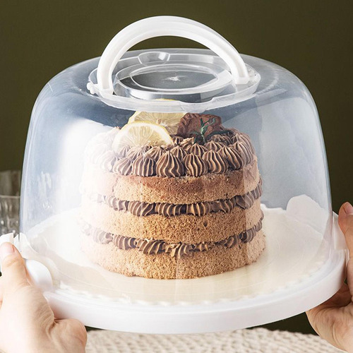 Porta Tartas Caja Para Cupcakes Contenedor Reutilizable Tran