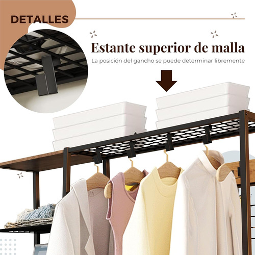 Perchero Zapatera 2 En 1 Organizador Rack Estante Ganchos