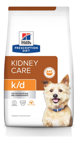 Hill's Prescription Diet K/d Kidney Care With Chicken Dry Do