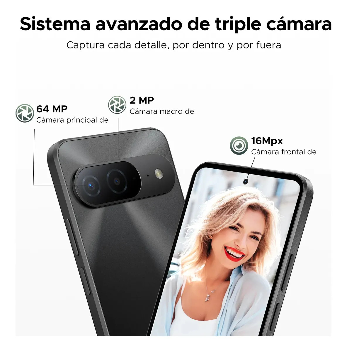 DOOGEE B10 VIP Edition Teléfono Móvil 6.63" FHD 120Hz, Android 16, 48GB RAM+256GB ROM, 7600mAh Batería, Carga Rápida 33W, 64MP Cámara IA,IP68 a Prueba de Agua, Desbloqueo Huella/Rostro, NFC Google pay