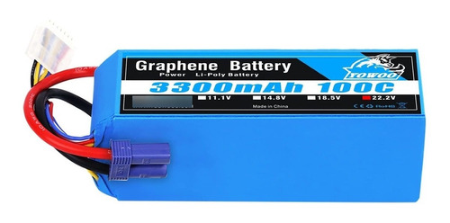 Bateria Lipo Grafeno 22.2v 3300mah 100c 6s Ec5 Plug Yowoo Po