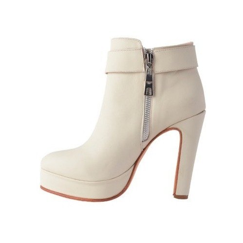 Botas Botinetas De Cuero De Mujer - Nigel - Ferraro