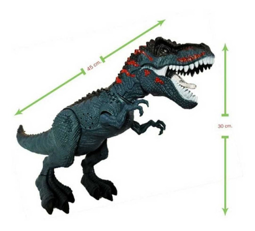 Dinosaurios Set De 3 Con Sonido Luces Y Movimiento Original (Usado)