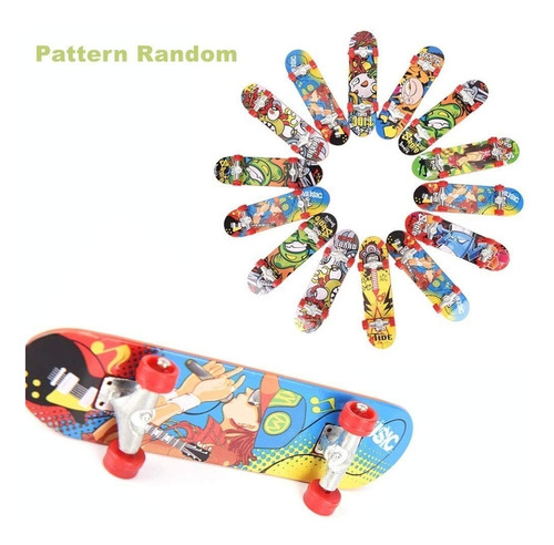Imagen 4 de 10 de Juguete Mini Skate Pra Dedos + Accesorios. Scateboard Finger